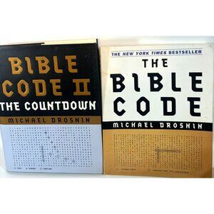 The Bible Code I & II Hardcover Books By Michael Drosnin